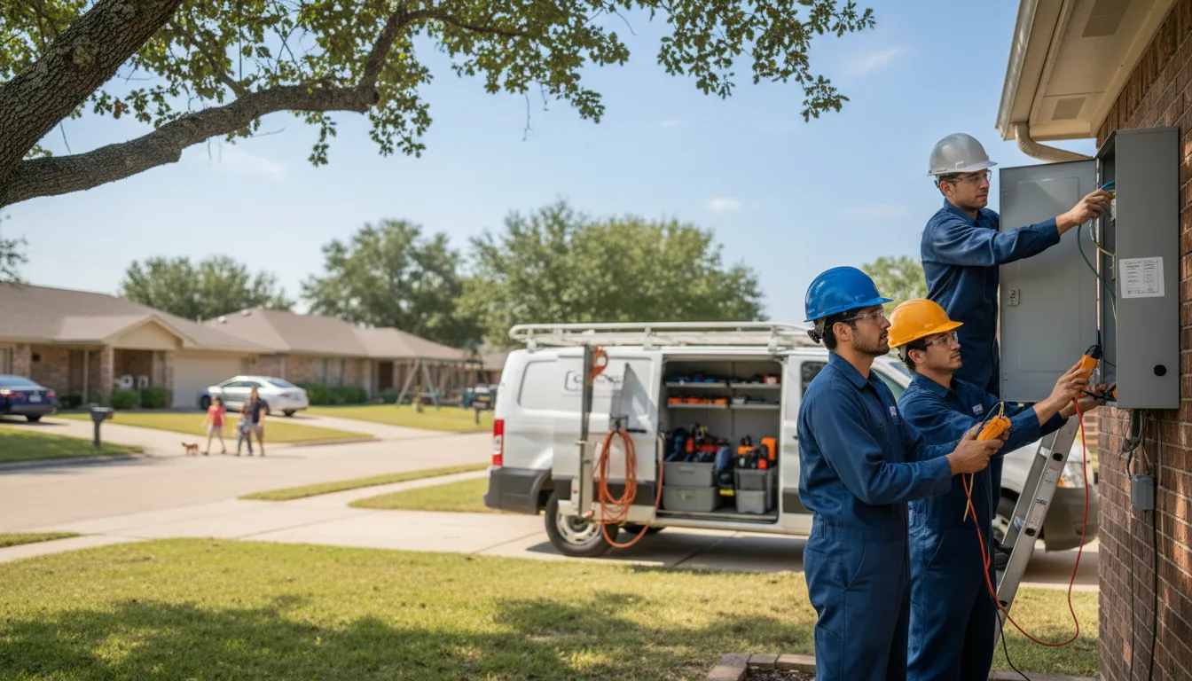 Certified electrician providing emergency electrical services in Darlington, MO